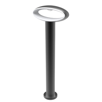 Horus LED Surface Mounted Open Oval Bollard Lights IP54