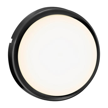 Cuba Outdoor Energy Round Wall light Black