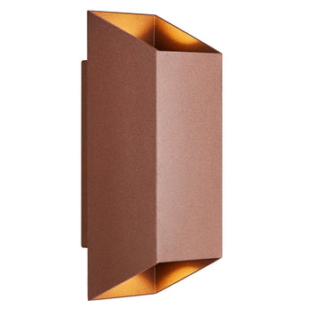 Nico Square 22 Wall light Rusty