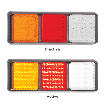 100BARWM 12VOLT & 24VOLT STOP TAIL INDICATOR & REVERSE ASSEMBLY