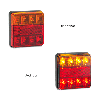 101BAR STOP/TAIL/INDICATOR LAMP WITH REFLECTOR