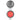 102RBC BLACK CHROME ROUND STOP/TAIL
