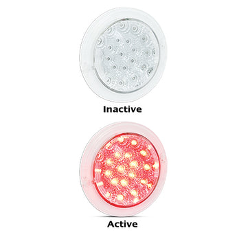 102RC ROUND STOP/TAIL LAMP WITH CLEAR LENS