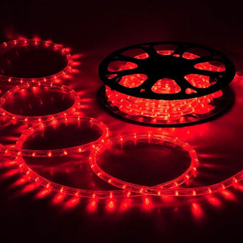 10m LED Connectable Rope Light - Red