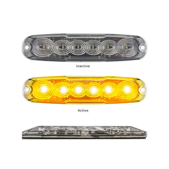12ACM-2 INDICATOR CLEAR LENS COLURED