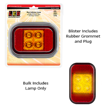 133AMB INDICATOR LAMP WITH REFLECTOR