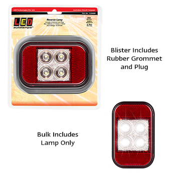 133WMG REVERSE LAMP WITH REFLECTOR WITH RUBBER GROMMET AND PLUG
