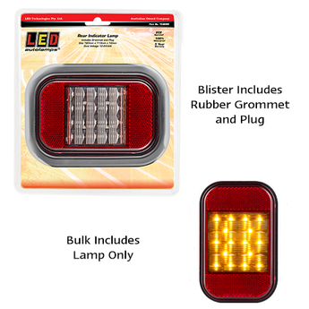 134AMG INDICATOR LAMP WITH REFLECTOR AND RUBBER GROMMET AND PLUG RECESSED FITTING
