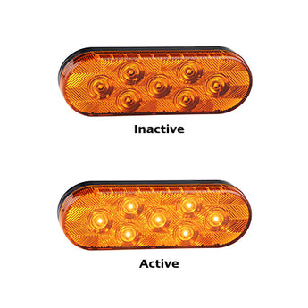 164AM REAR INDICATOR LAMP WITH RUBBER GROMMET AND PLUG