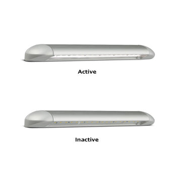 23260B AWNING LAMP SILVER 12V 20CM CABLE
