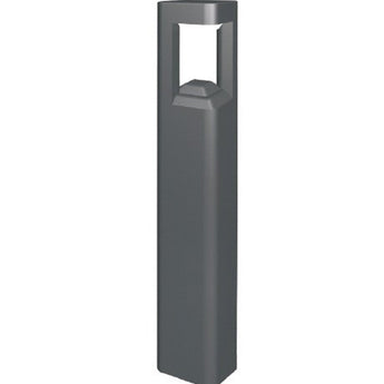 LED Surface Mounted Grey Bollard Lights IP54 Square