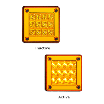 280AM 280 REAR INDICATOR INSERT WITH 12 LEDS