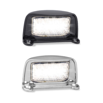 35WLMB BULK LICENCE PLATE LAMP WHITE BRACKET MUTI VOLT