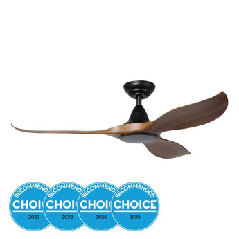 NOOSA DC ceiling fan - timber finish