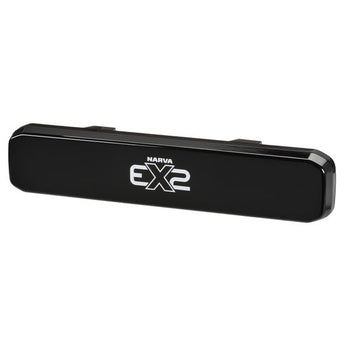 10" SINGLE ROW BLACK LENS COVER EX2 EX2R LIGHT BAR ONLY