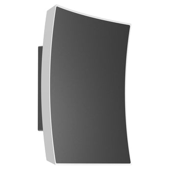 CRISTAL: LED Tri-CCT Exterior Curved Square Wall Lights IP65