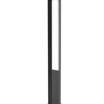 Hathor LED Surface Mounted Dark Grey Bollard Lights IP54