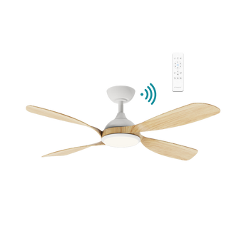 Hampton DC ceiling fan - Timber finish