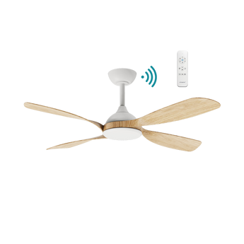 Hampton DC ceiling fan - Timber finish