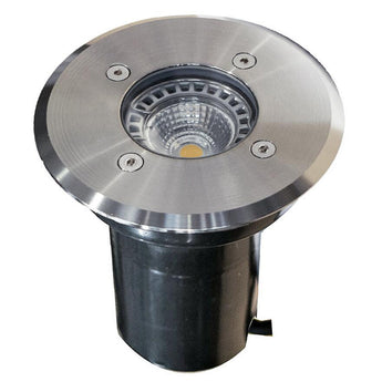 GU10 Inground Up Light (Round / 316 Stainless Steel Faceplate) IP67