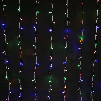 160 LED Connectable Curtain Light - Multicolour