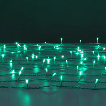 300LED connectable Coloured cable string light - GREEN