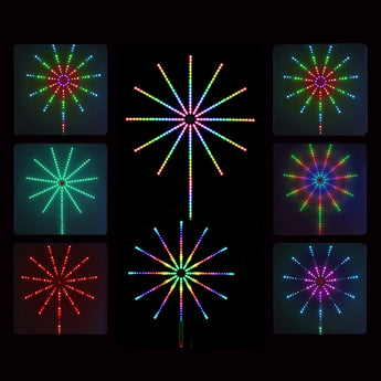 2.5m 2D Fireworks Standing Light