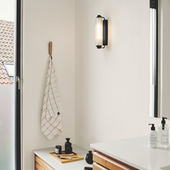 Nimal Double Wall Black Glass Metal  E14