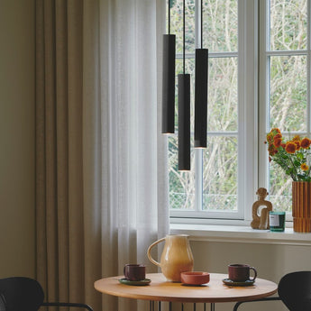 Vico 3-Rondel Pendant Black
