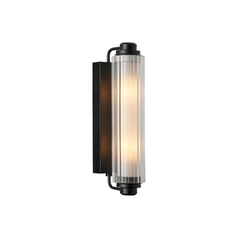 Nimal Double Wall Black Glass Metal  E14