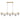 ORTON 7 LIGHT PENDANT ANTIQUE GOLD