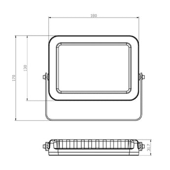 TABLET: LED Slim Flood Light IP65