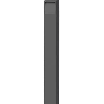 TOREN: LED Tri-CCT Surface Mounted Dark Grey Bollard Lights IP65