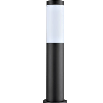 TORRE: E27 Surface Mounted Black Bollard Lights IP44