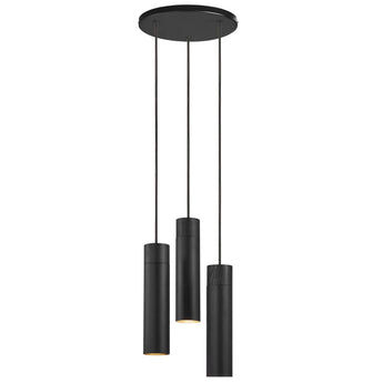 Tilo 3-Spot Pendant Black