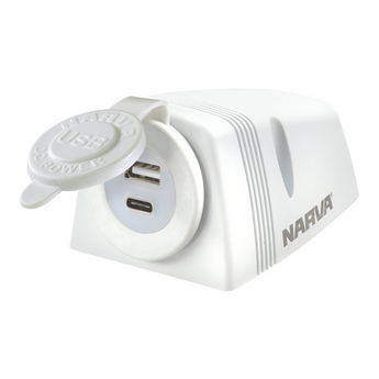 USB A + USB C SINGLE SOCKET WH 81156WBL