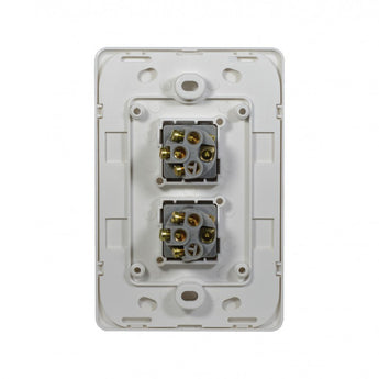 Flat Cat - Switch Vertical 2 Gang 10AX/16A 250V~